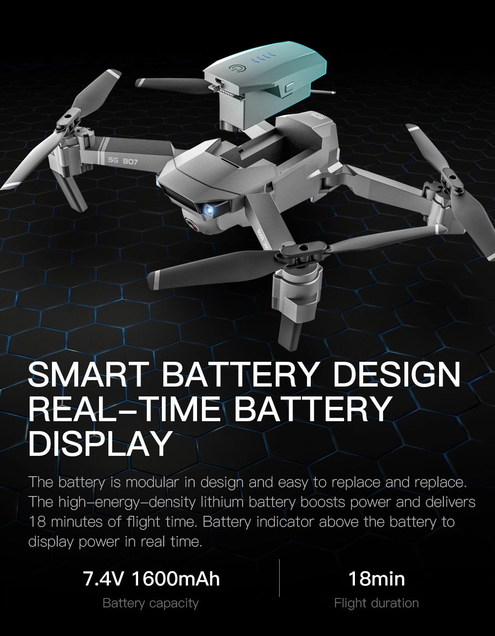Dronă profesionala 4K cu Gps si 2 camere,Telecomanda cu afisaj LCD,Nou