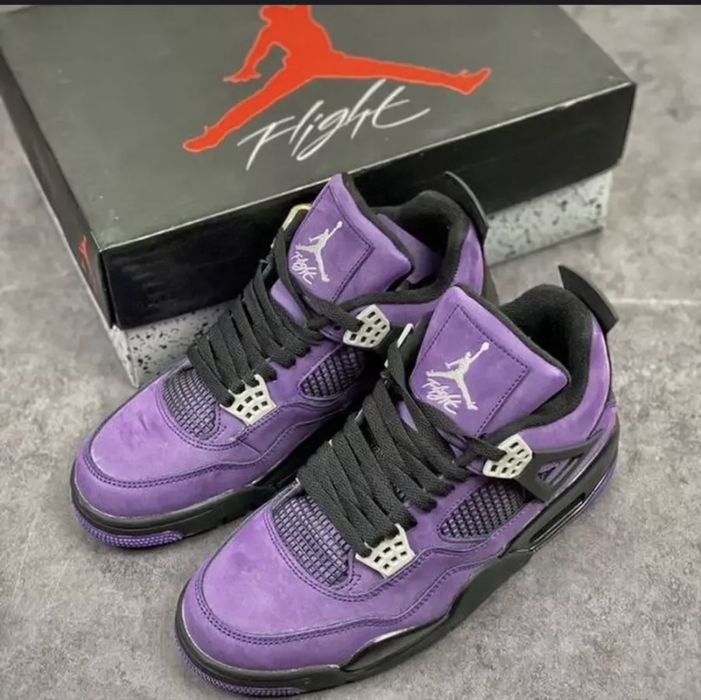 Продам Кроссовки Nike Nike Air Jordan 4 фиолетового цвета
