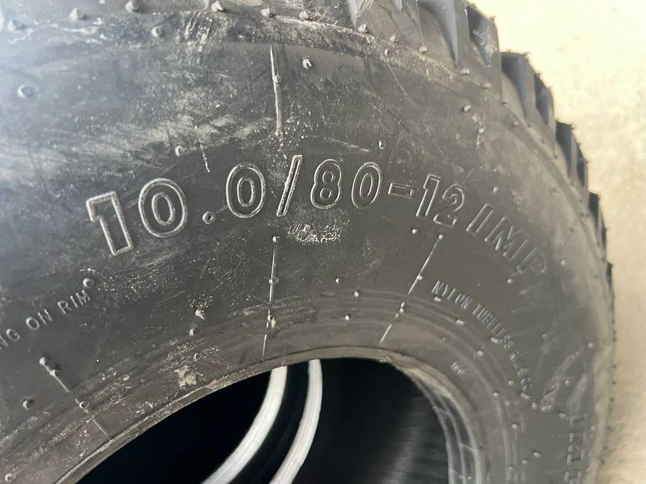 Cauciucuri noi 12pliuri pentru greutate presa mig vidanje 10.0/80-12