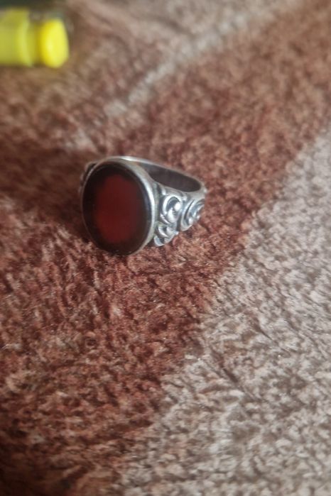 Inel argint 1930 cu piatra Dioftrit