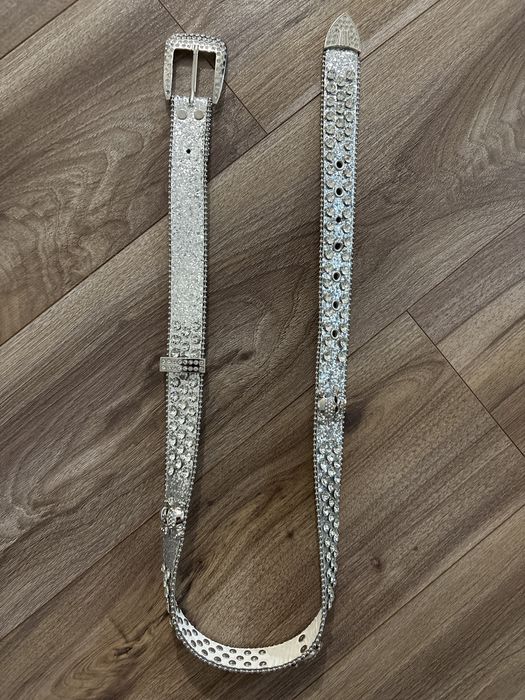 Curea BB belt argintie