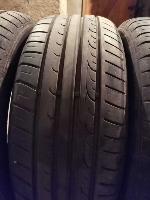 Продавам 4 броя Летни Гуми 205.55.16 на 1 сезон дот 2019 Dunlop