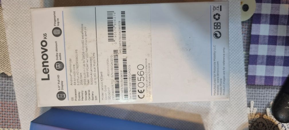 GSM-Lenovo k6 добре работещ