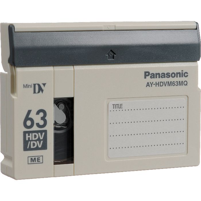 Caseta MiniDv HDV/DV Panasonic AY-DVM63MQ 63min