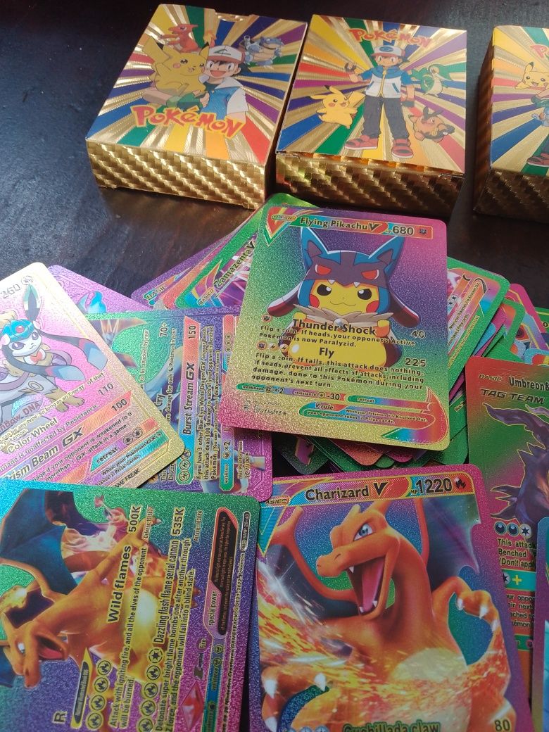 Pokemon карти Rainbow (дъга) 55бр в пакет