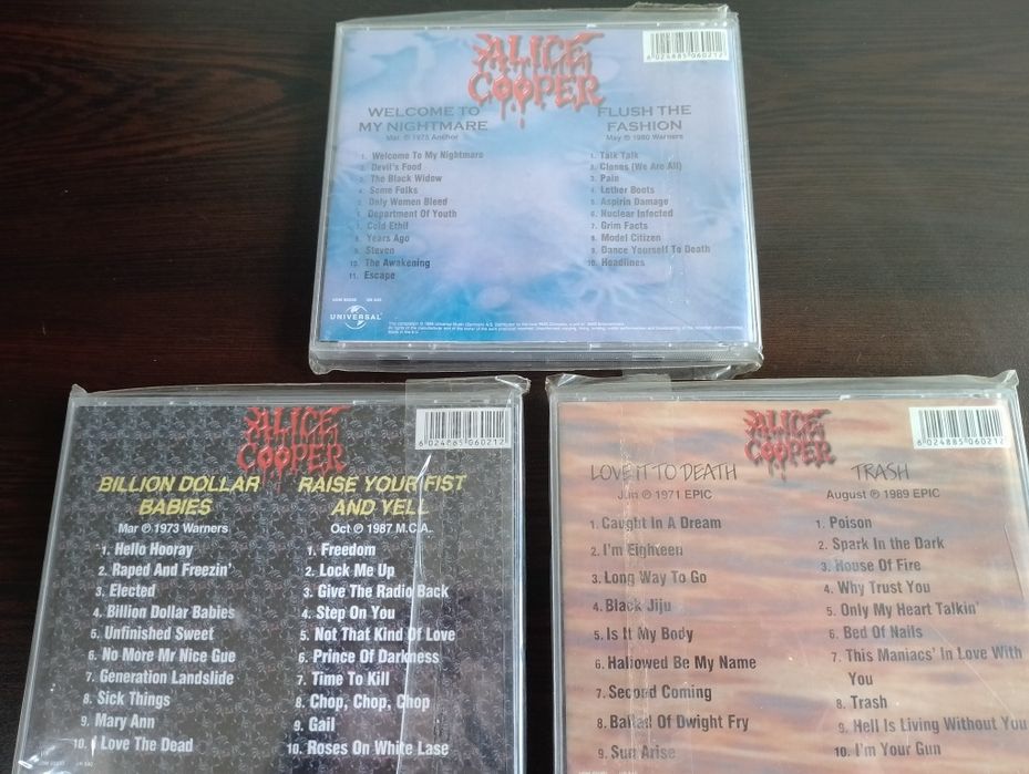 Alice Cooper - колекция 12 Албума Алис Купър CDs