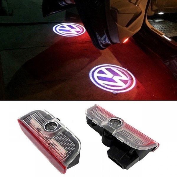 Плафон 2 бр. LED лампа 3126-V2 за врати на кола с проектор лого за VW