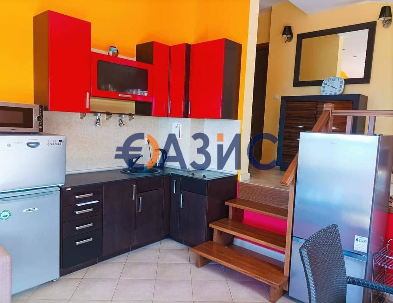 Мезонет с 1 спалня с панорамна гледка, 4 ет., "Санта Марина", Созопол,