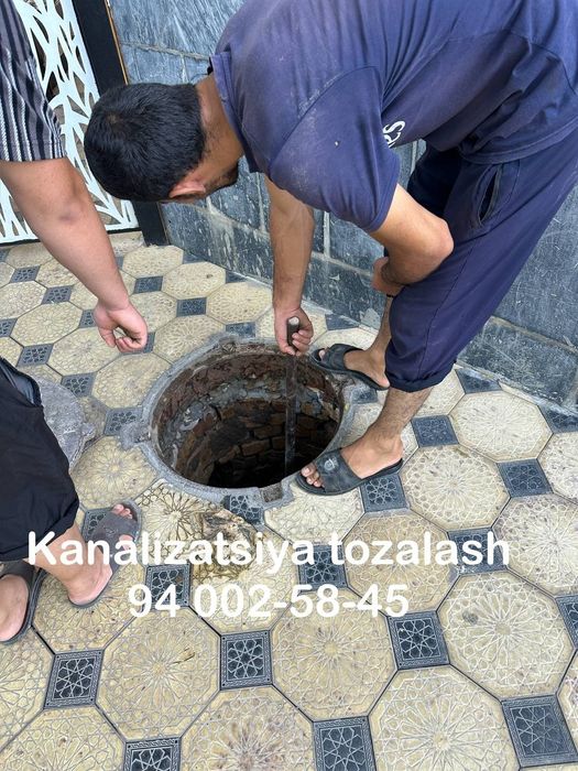 Kanalizatsiya tozalash xizmati 24/7
