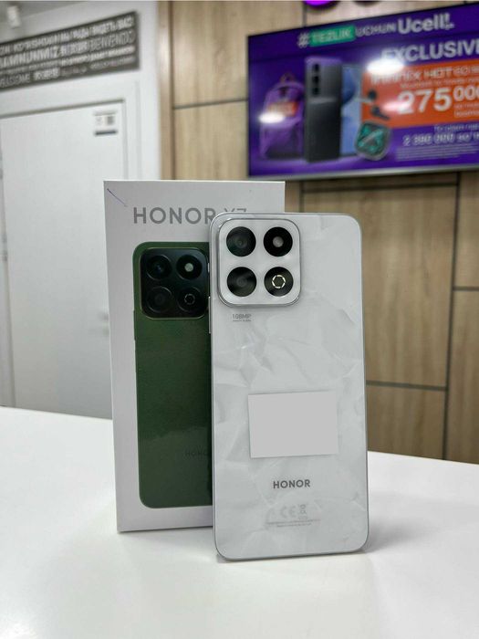 Смартфон Honor X7c 6+128GB Moonlıght Whıte