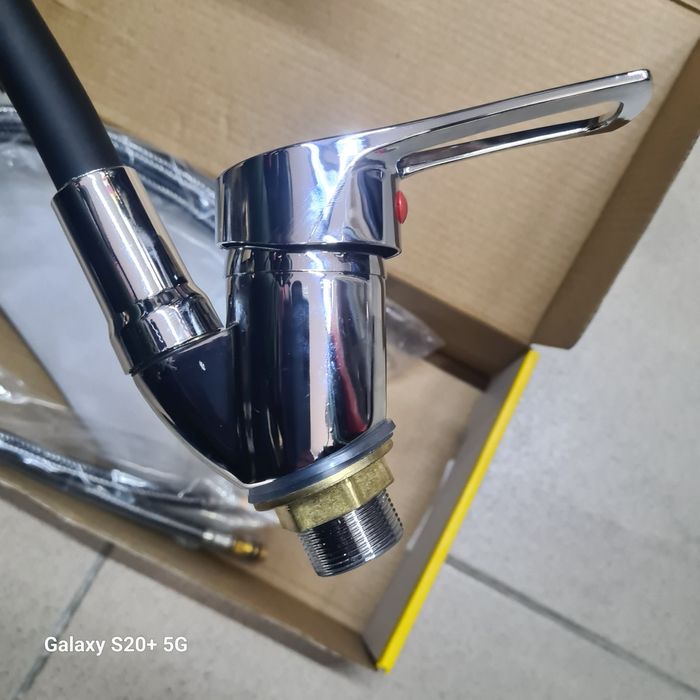 Baterie chiuveta neagra aliaj zinc+ABS