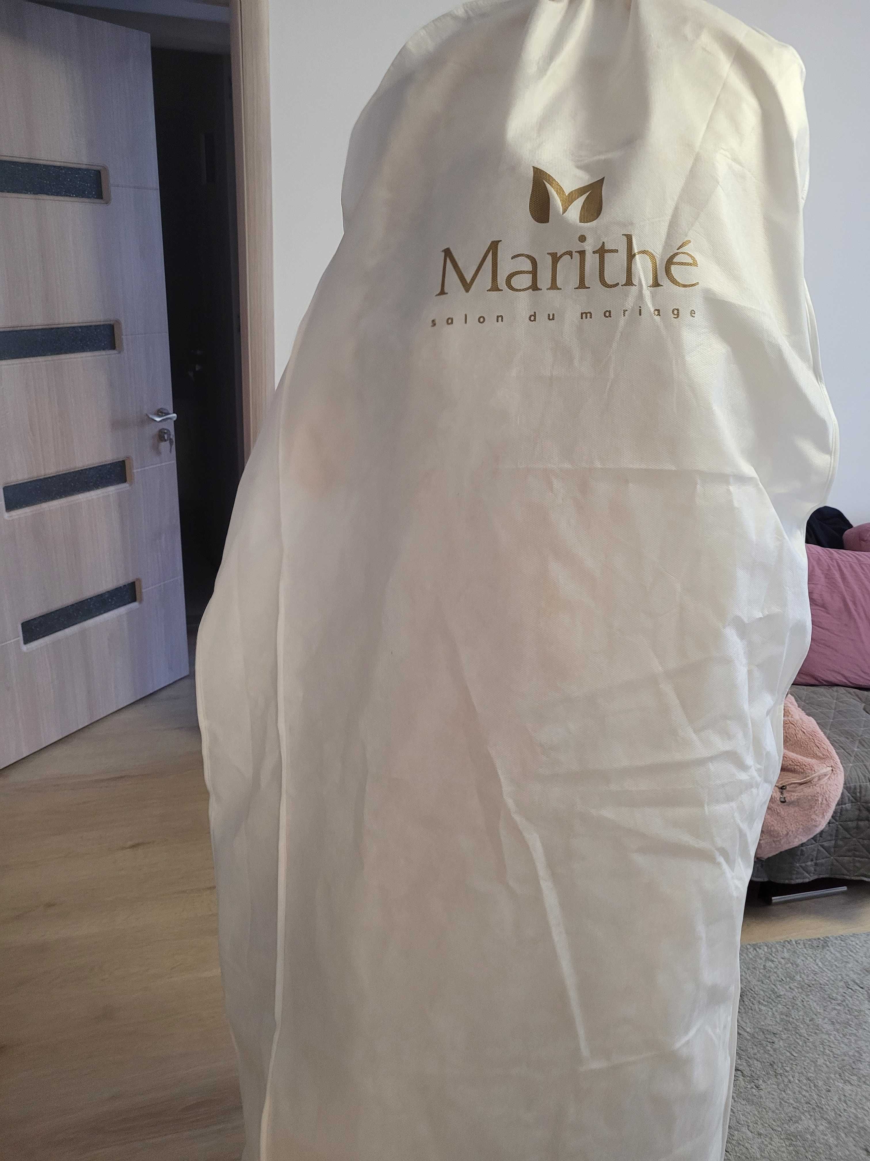 Rochie mireasă cu mâneci lungi - MARITHE !!!