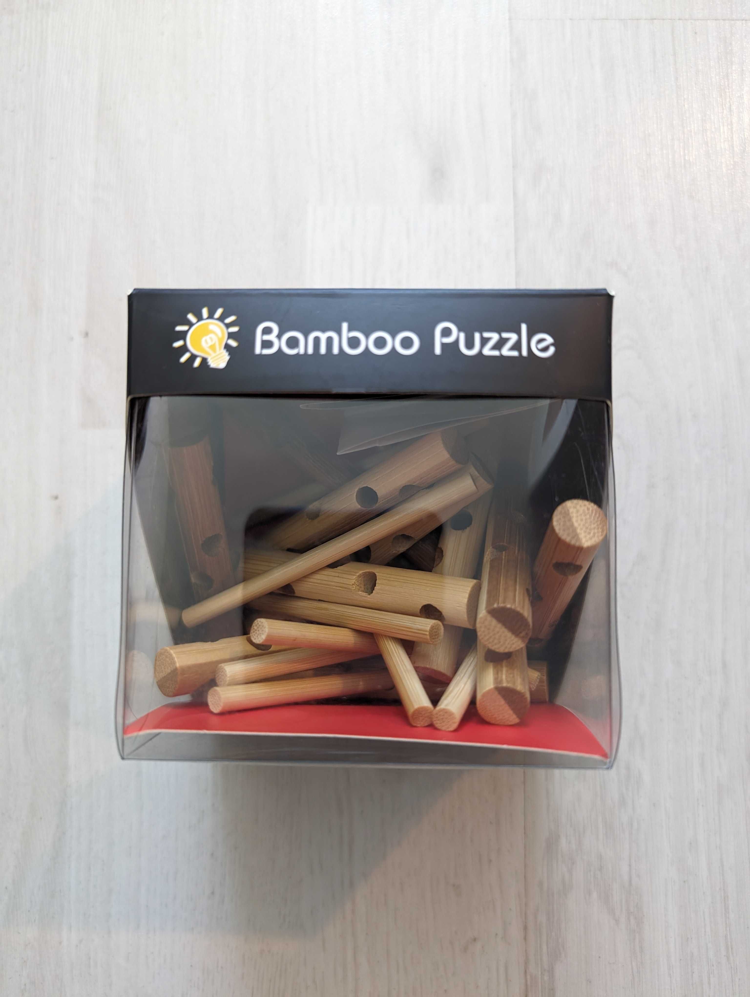IQ Puzzle din bambus