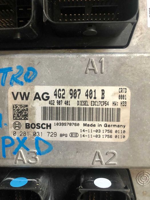 Calculator motor Audi A7 3.0TDI 4G2907401B 0281031729 EDC17CP54 CRTD