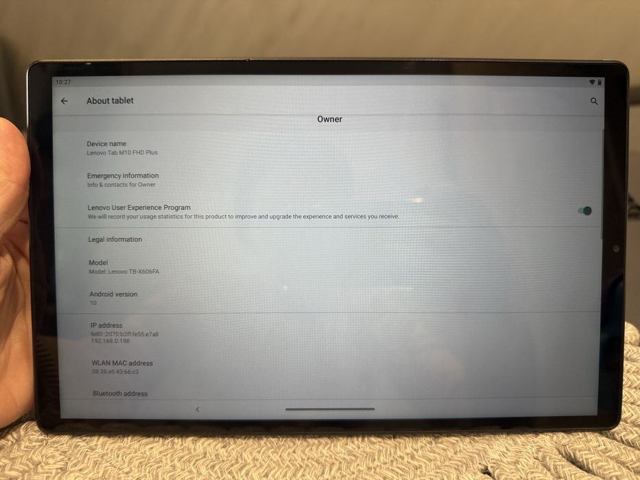 Таблет Lenovo Tab M10 64GB