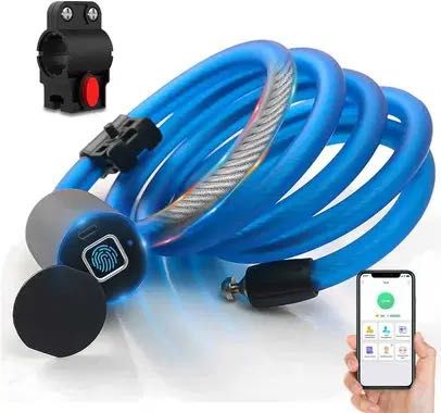 Antifurt smart bici/moto cu deblocare telefon/amprenta,sigilat