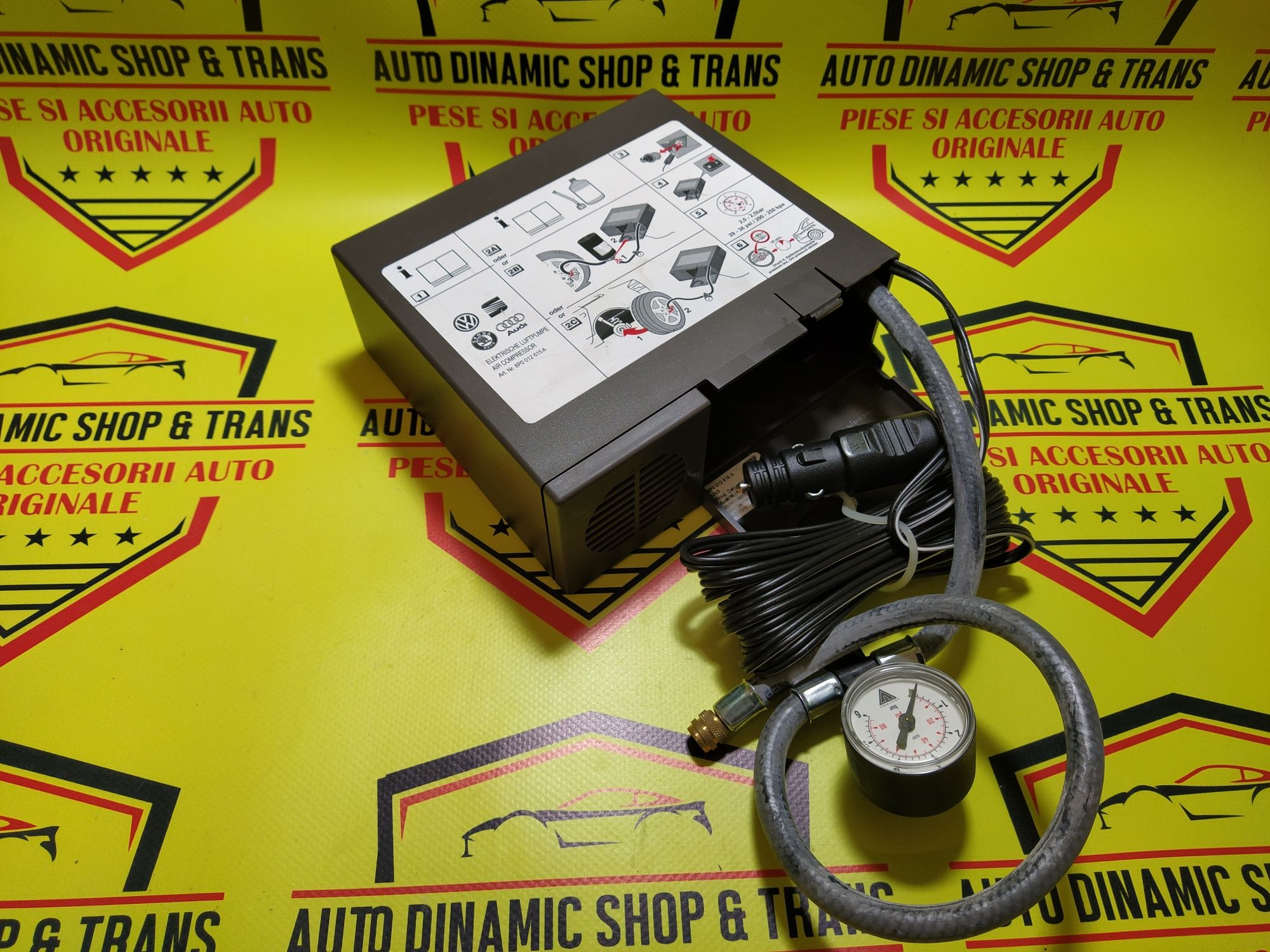 Compresor auto umflat roti kit pana original Vw Seat Skoda Audi