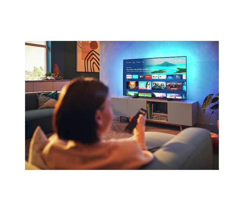 Телевизор Philips Ambilight LED 50", Smart Android, 4K Ultra HD