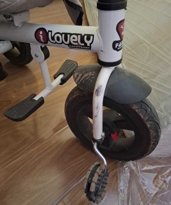 Tricicleta pentru transport / plimbare copii mici