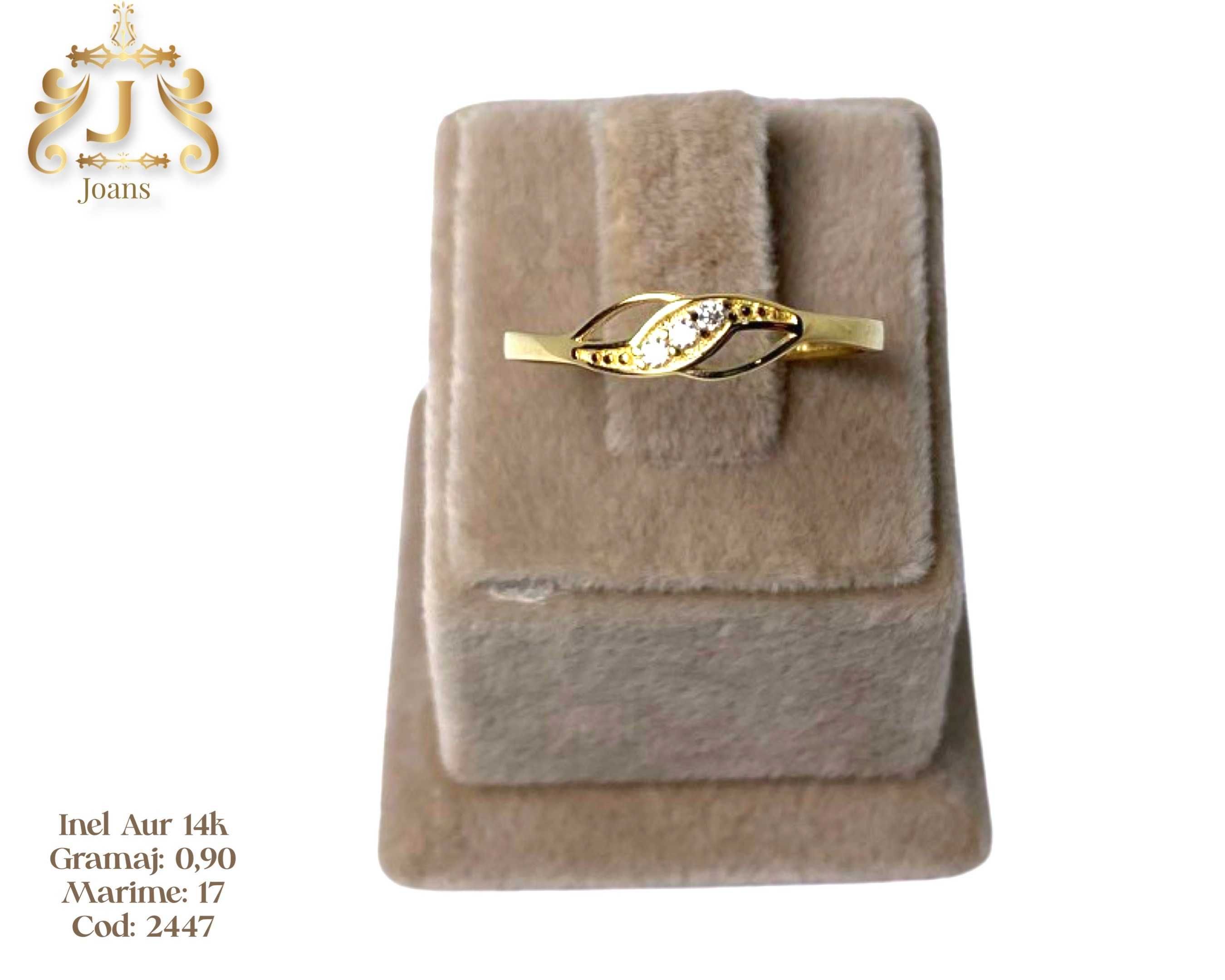 (2446) Inel Aur 14k, 0,93 grame FB Bijoux Euro Gold 320 lei gr