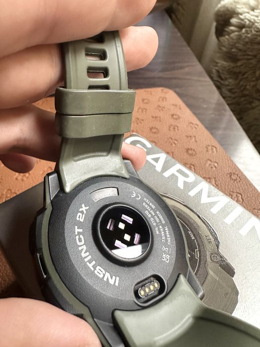 Смарт часовник Garmin - Instinct 2X Solar, 50mm, зелен