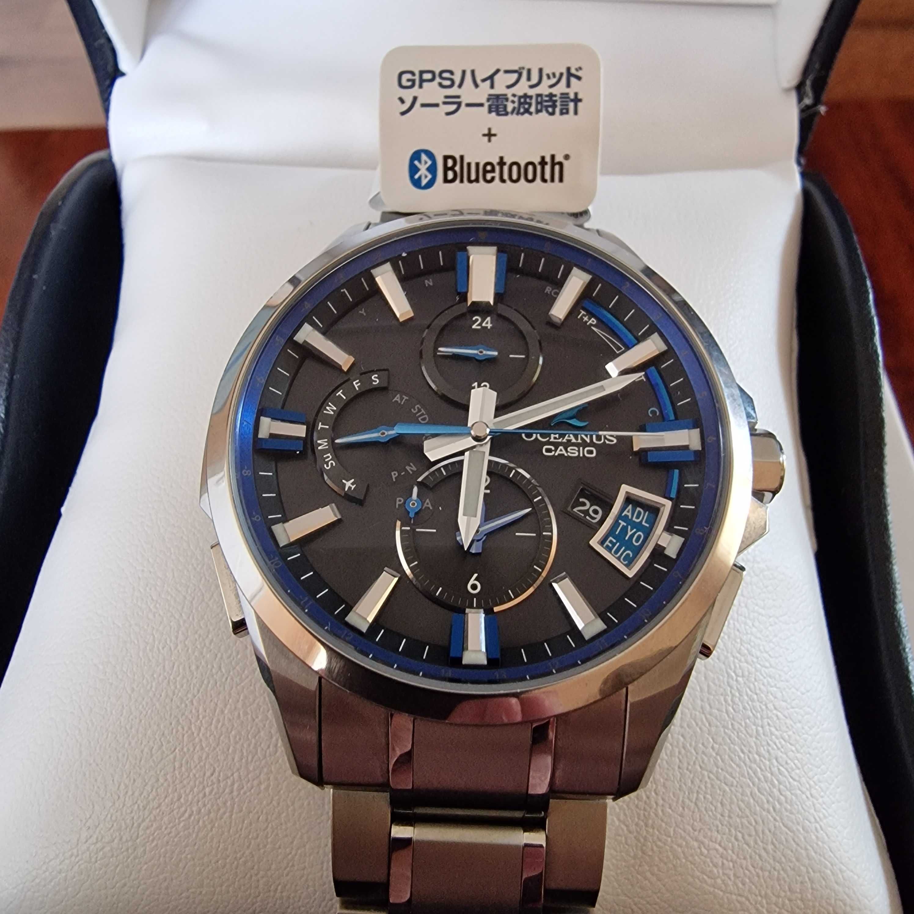 Мъжки часовник Casio Oceanus OCW-G2000-1AJF Sapphire Cristal