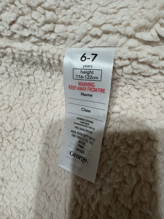 Geaca fetite roz de iarna 6 ani George