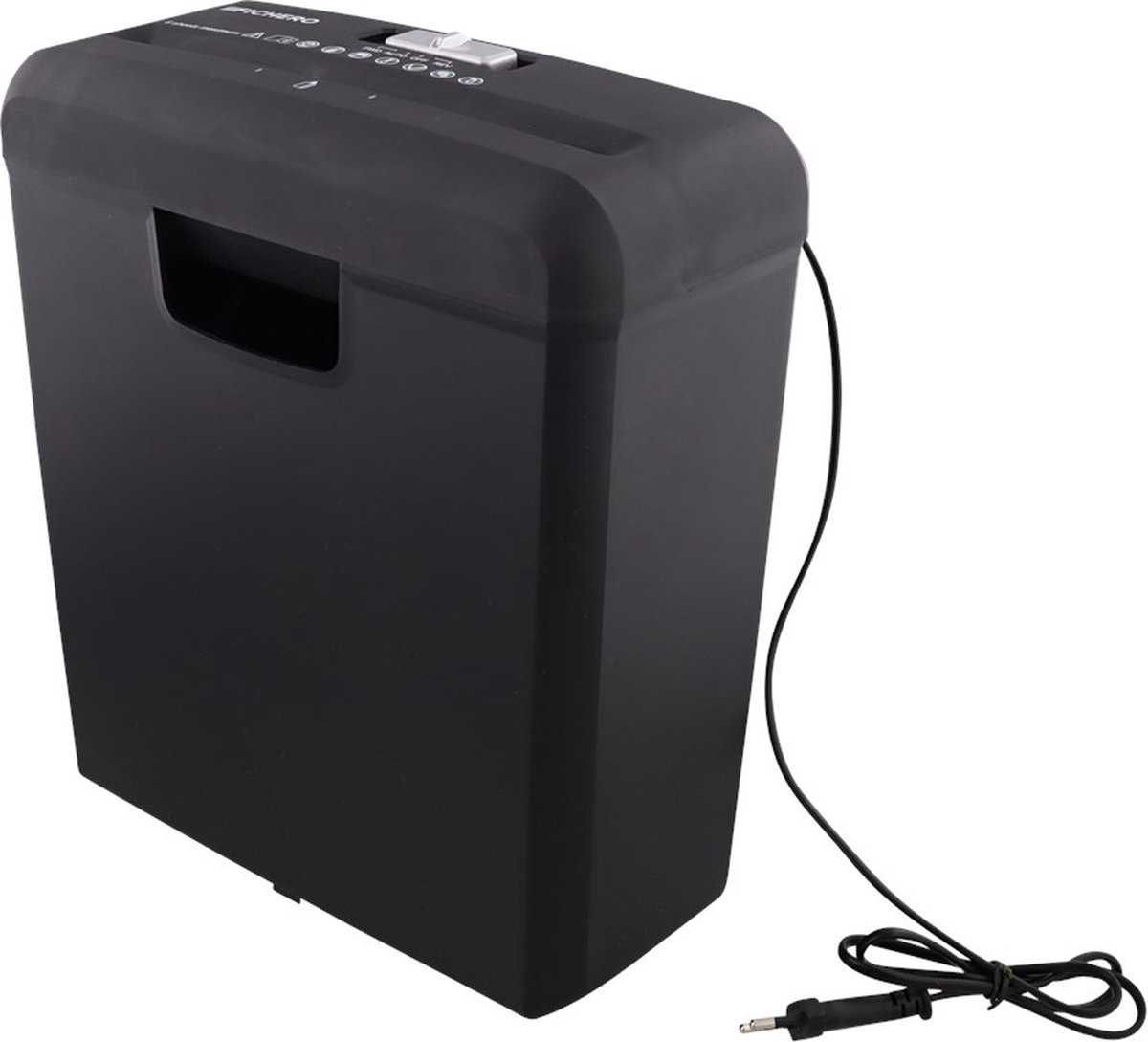 Шредер за хартия кредитни карти с кош 6x A4 Fichero 8L