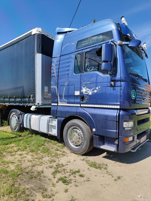 Vând 2 MAN-uri TGA 460 XXL pompă clasica