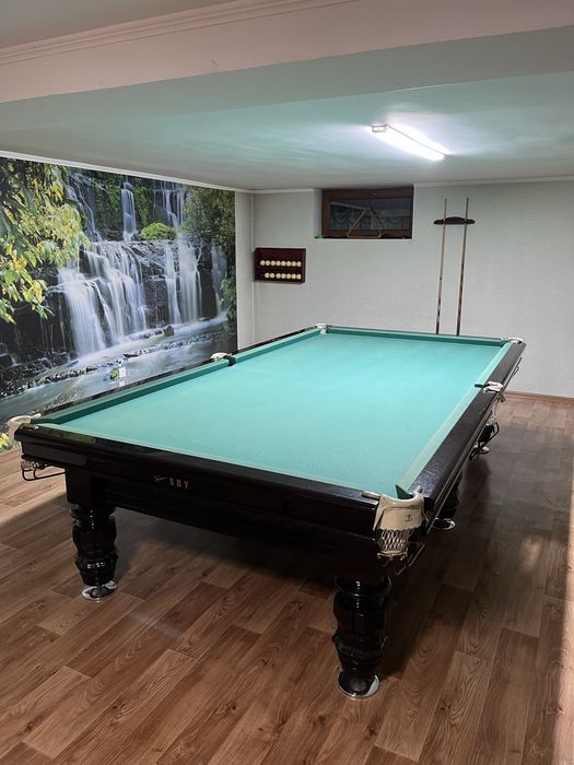 «Бильярдный стол SBY 9 футов — отличное состояние»