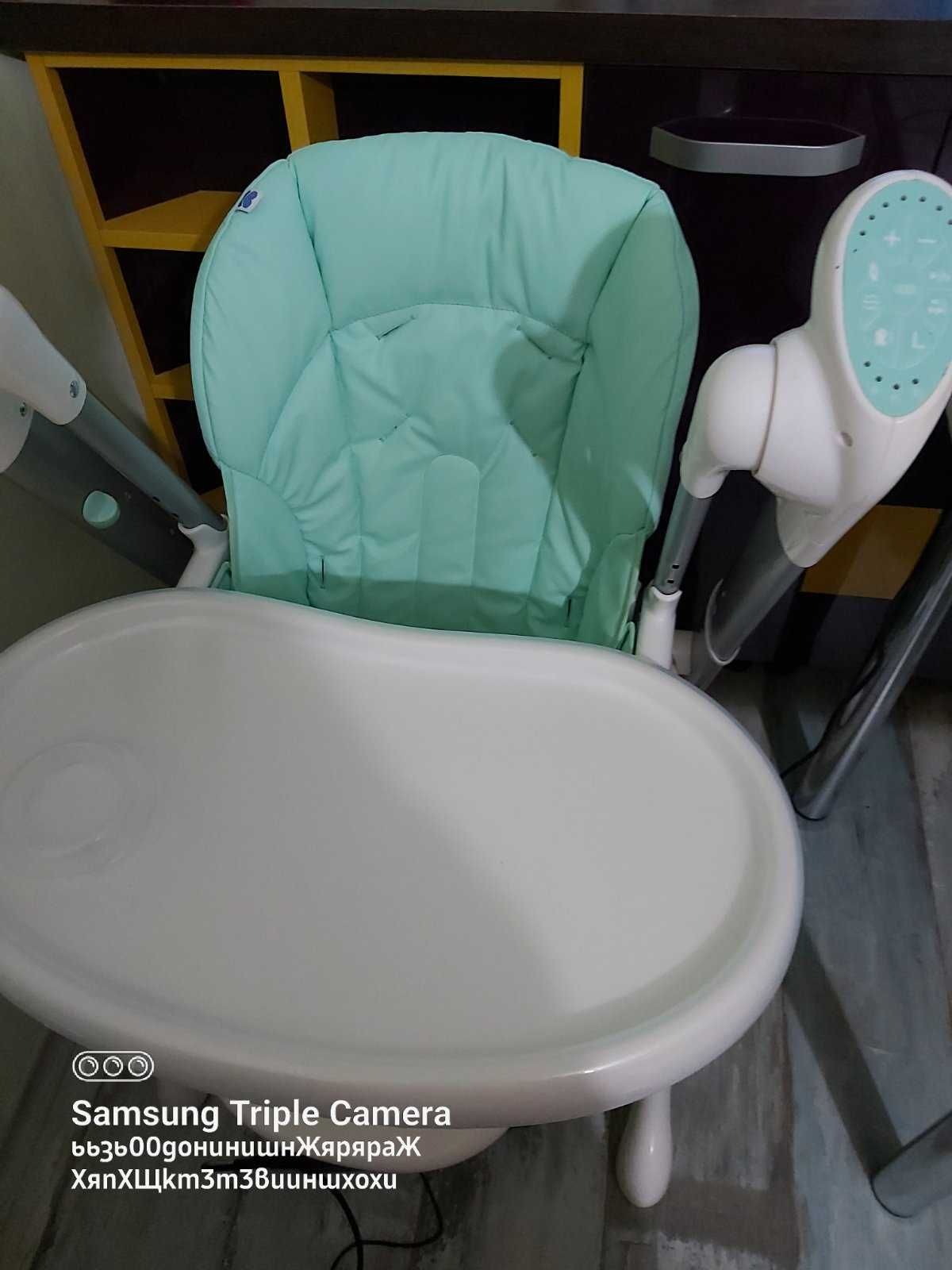Бебешка люлка, столче за хранене 2в1 Fancy от Kikka boo цвят мента