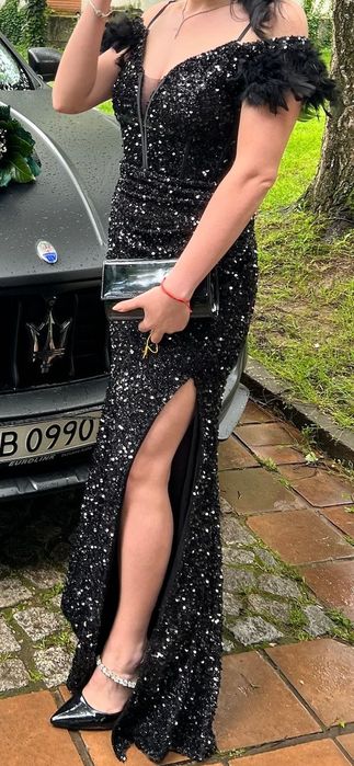 Официална рокля с пайети