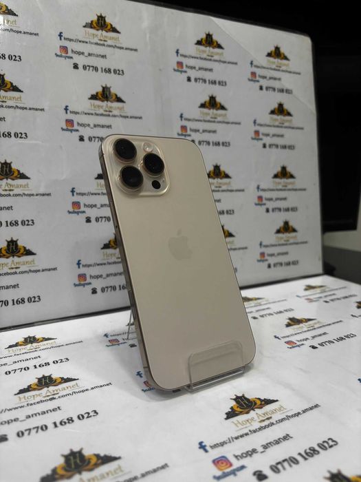 Hope Amanet P7 iPhone 16 Pro Max Desert Titanium