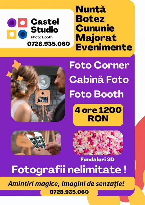 Cabina foto oglinda magica