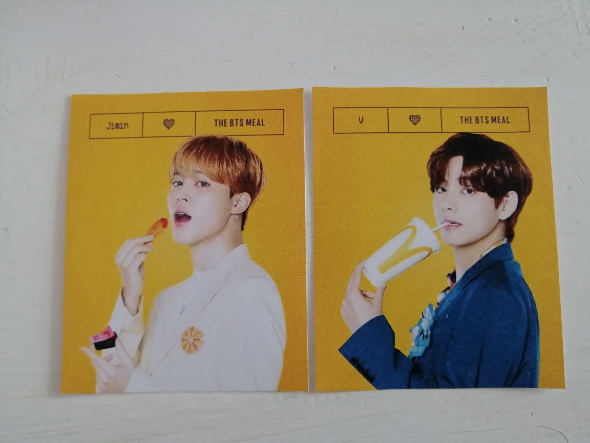 BTS meal McDonald's photocards