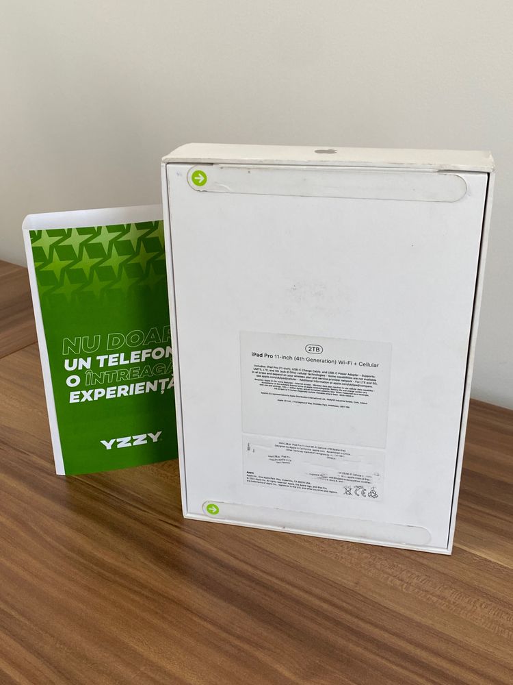 iPad Pro 11-Inch 4th Generation / WI-FI + Cellular/ 2 TB /Nou-Sigilat