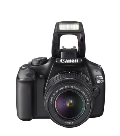 Aparat foto DSLR Canon EOS 1100D, 12.2MP + Obiectiv EF-S 18-55mm IS II