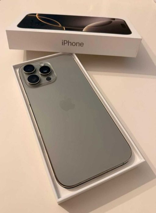 iPhone 16 Pro Max Natural Titanium 99% baterie