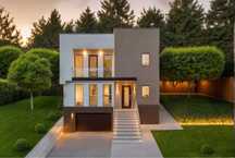 Casa moderna cu 900 mp teren