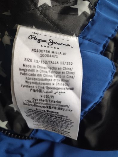 Geaca groasa cu puf si gluga - Pepe Jeans - Fete - marimea 152