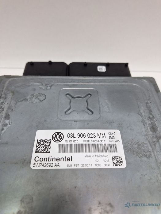 ECU modul/unitate de control motor VOLKSWAGEN GOLF VI 5K1_ 2011 TDi BlueMotion CAYC 77KW|105HP 2011