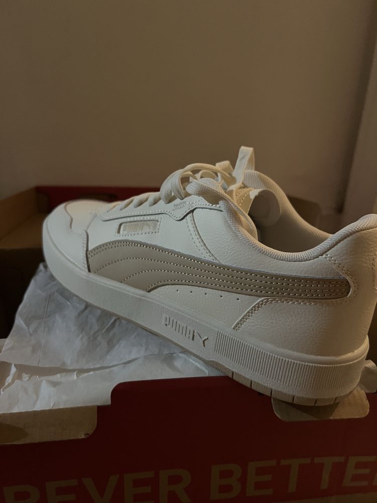 Елегантни кожени обувки Puma с мемори пяна