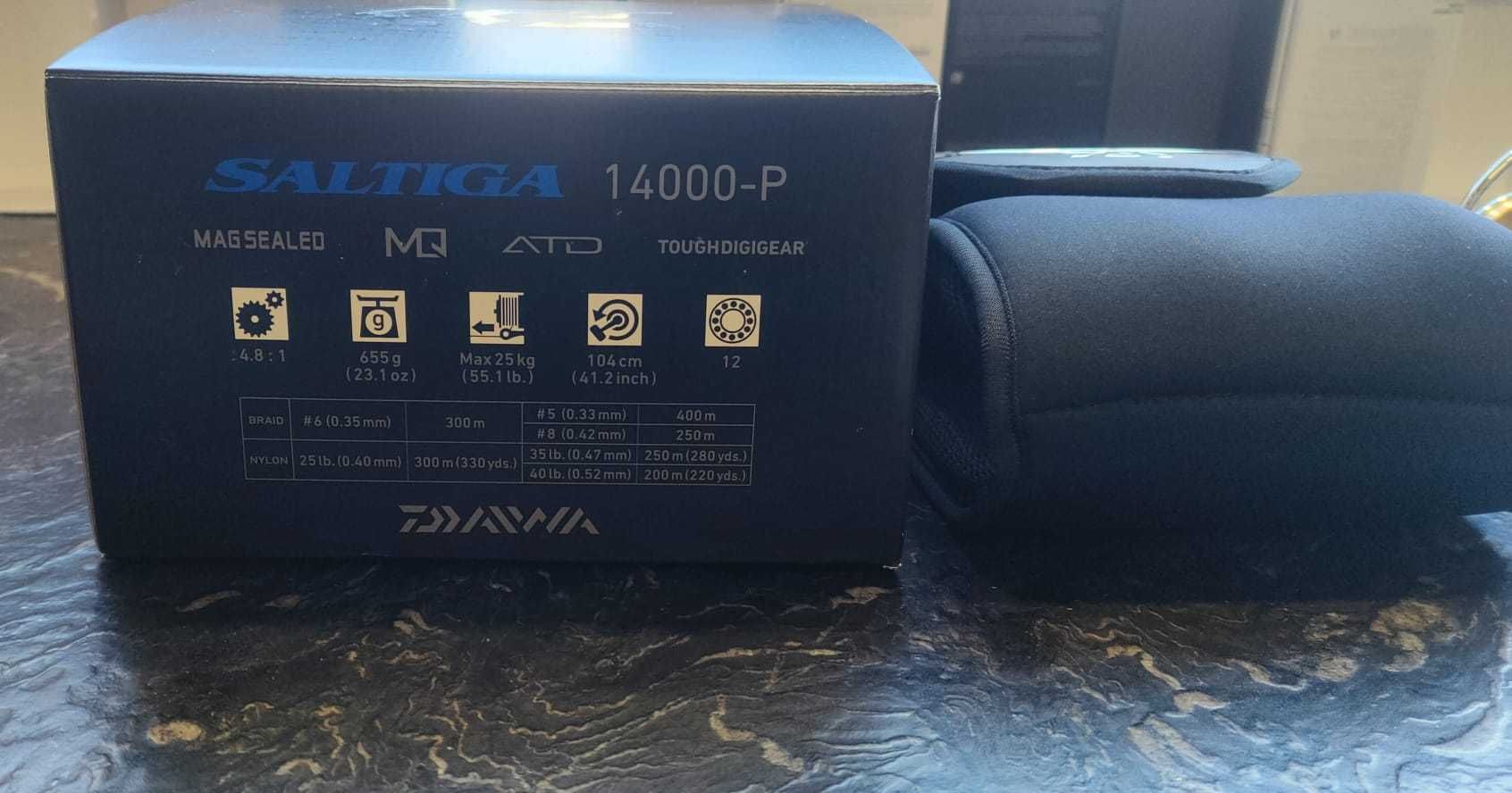 Daiwa 20 saltiga 14000-P mulinetă spinning pescuit