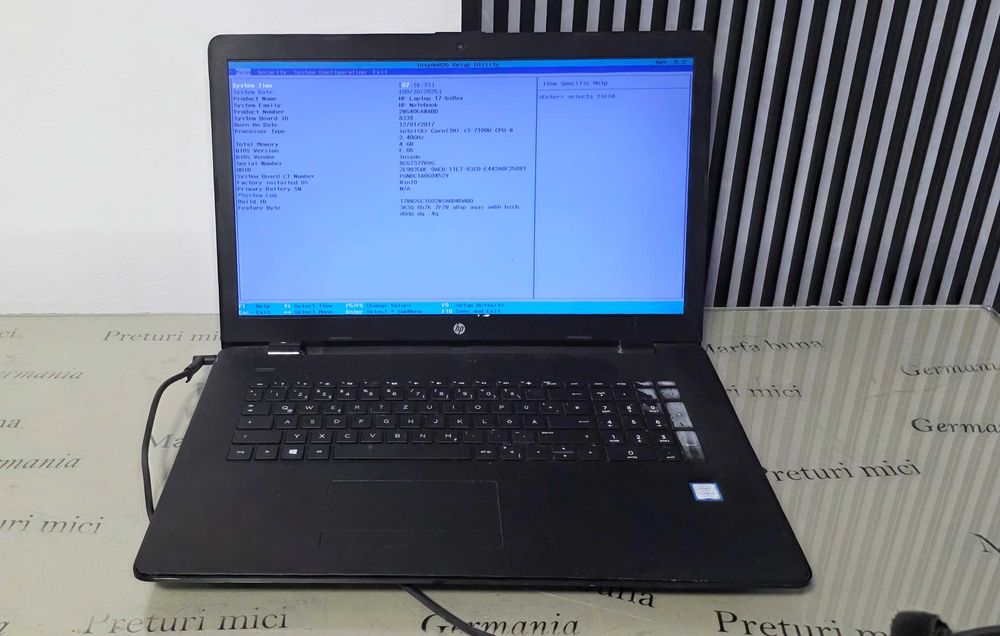Laptop core i3 gen 7 - Hp 17-bs580ng functional perfect