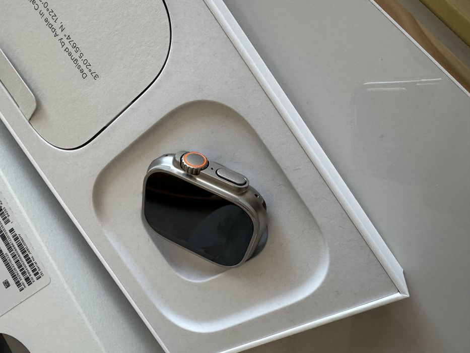 Apple Watch Ultra Titanium Case Green Alpine Loop 49MM/M