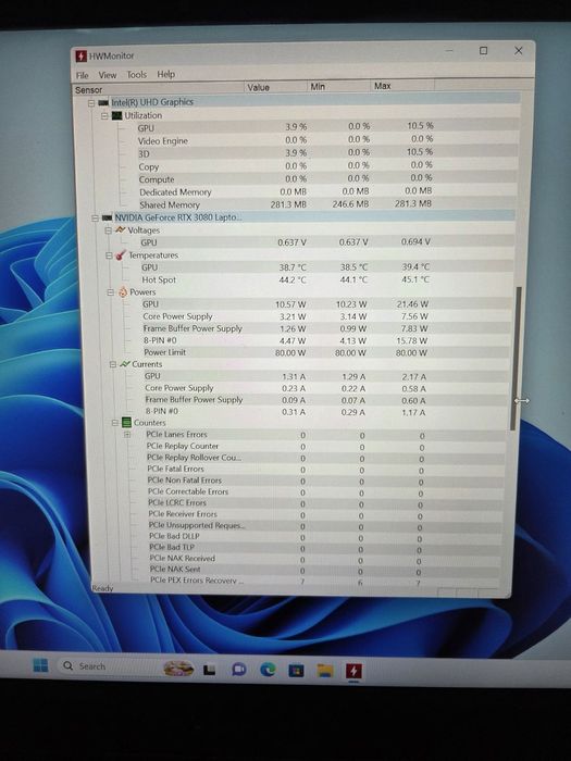 MSI GS66 i7 11800H / RTX 3080 / 32GB Ram / 2 TB SSD