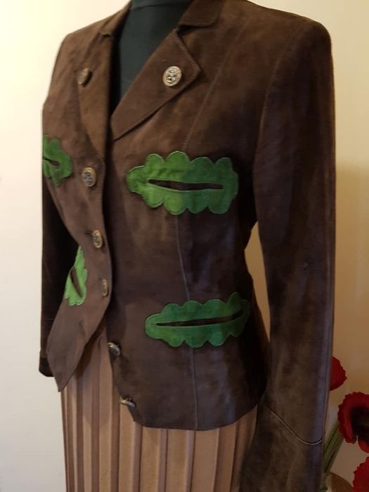 Oferta! Jacheta/sacou piele intoarsa Tara Jarmon