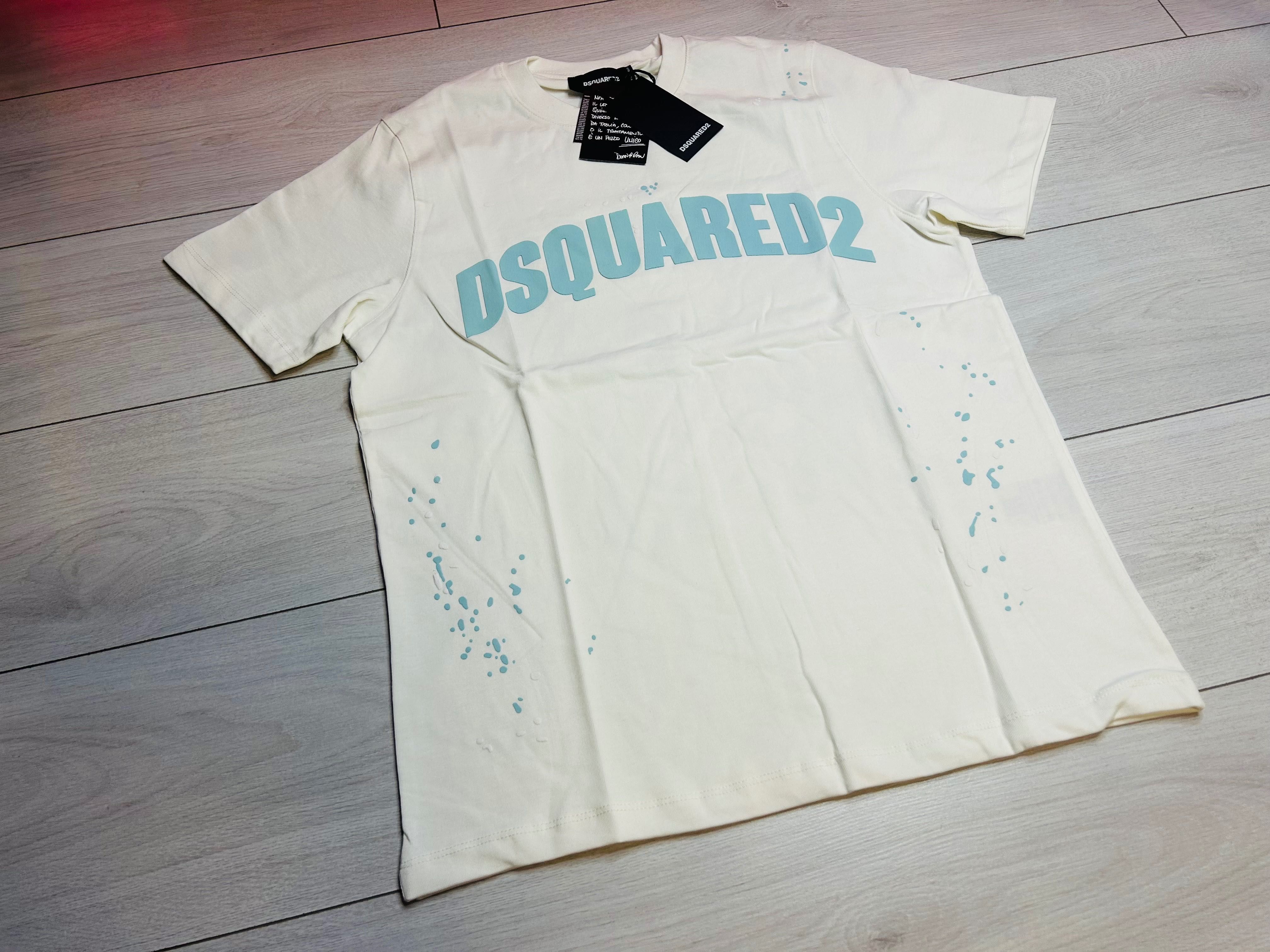 Tricou Dsquared 2 white new collection 2025