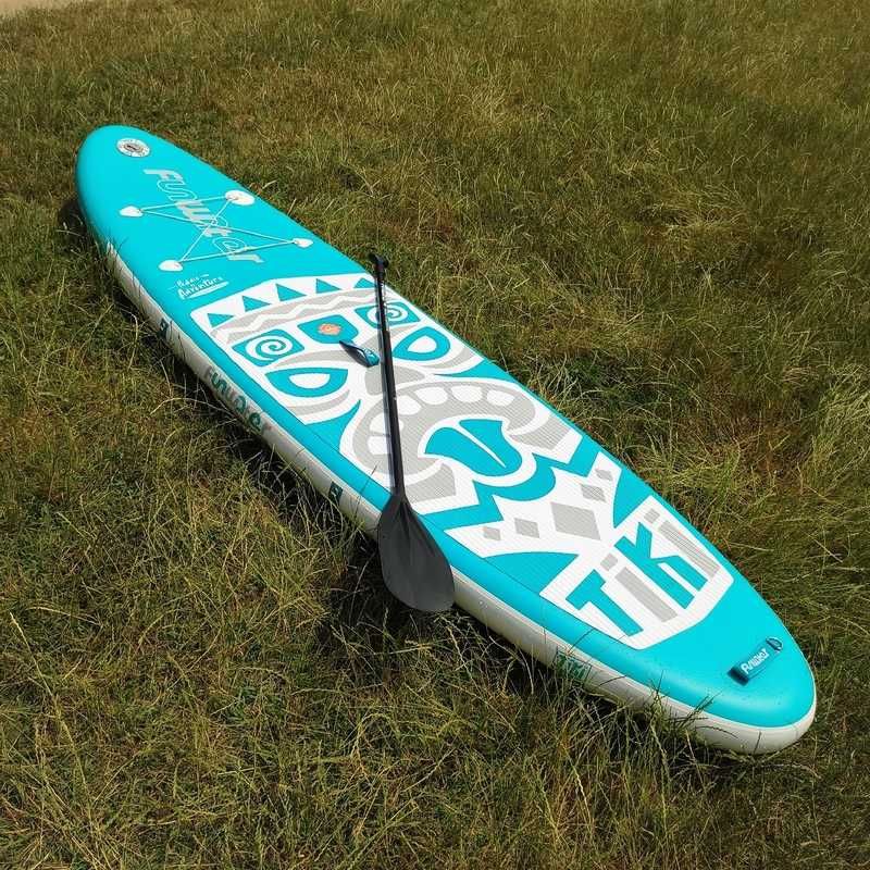 Надуваем падълборд FunWater TIKI paddle board SUP НОВ в кашон