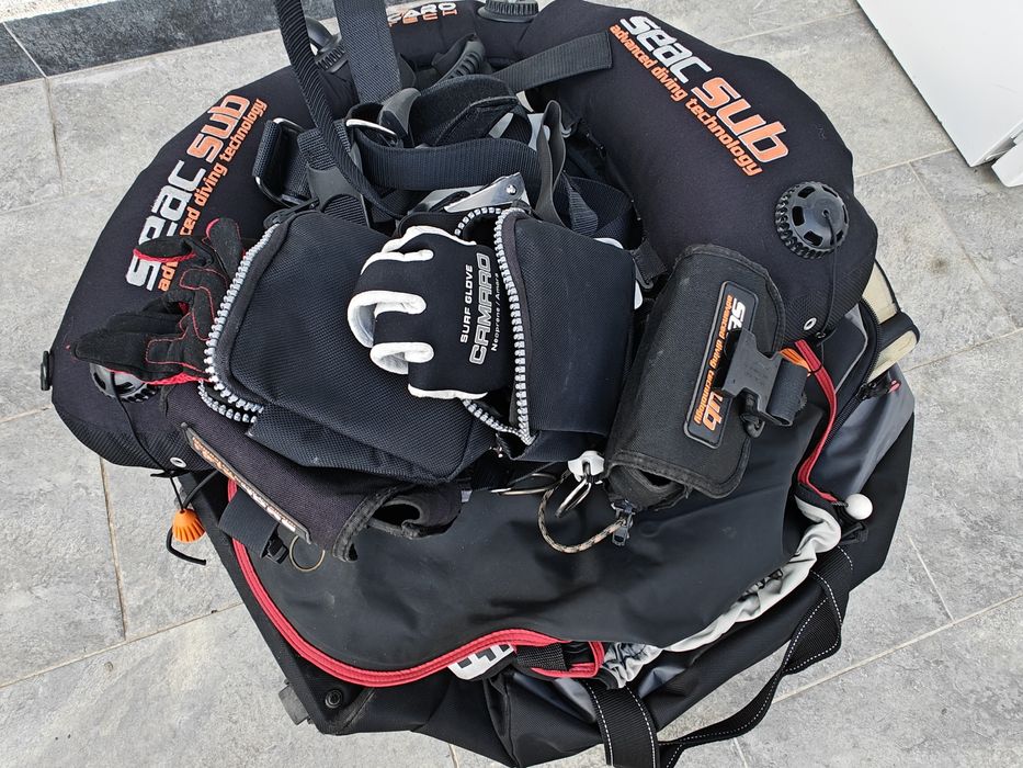 Vesta scufundări scafandru Seac Icaro Tech+pro sub dcv xtra,labe etc